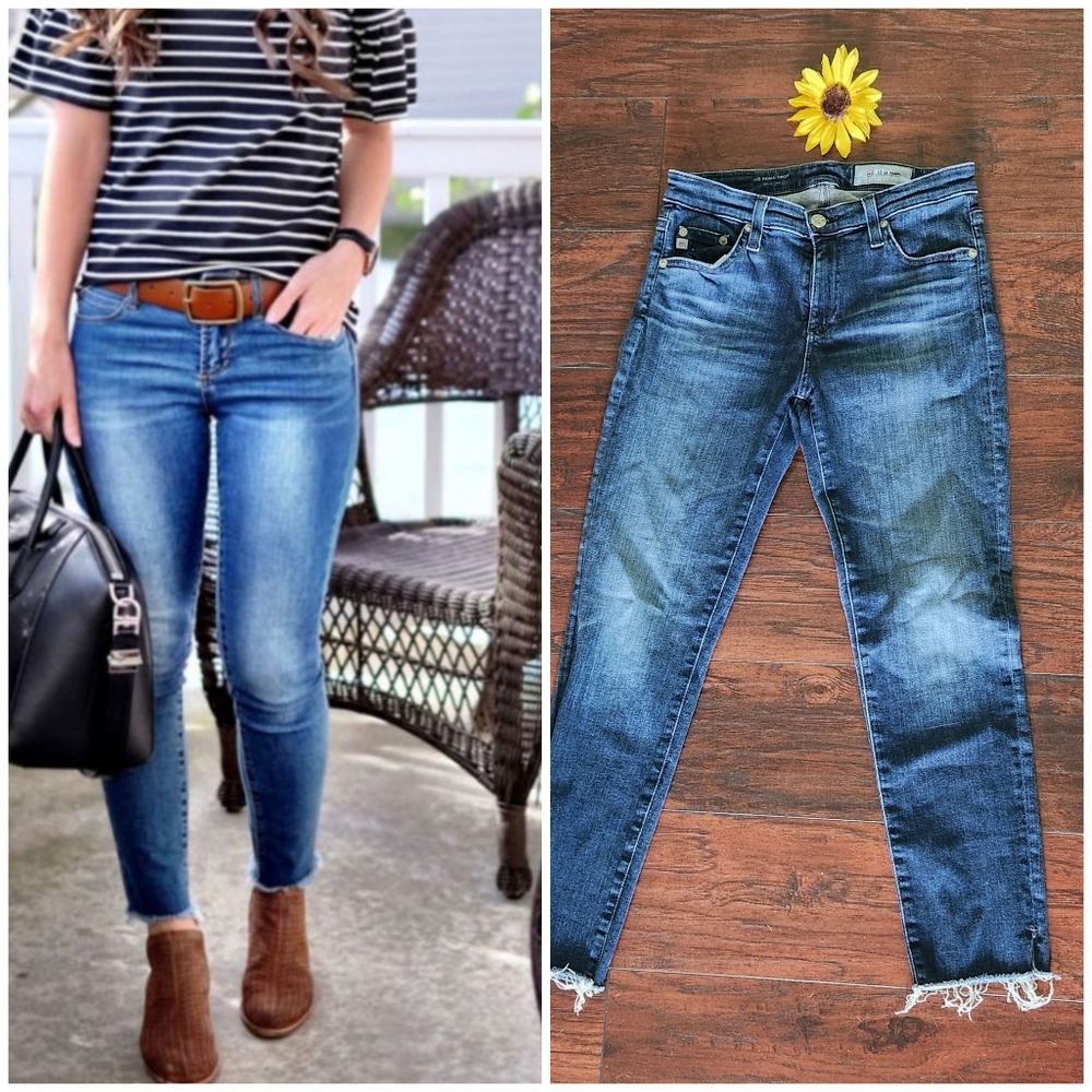 AG ED DENIM THE PRIMA CROP JEANS 💙